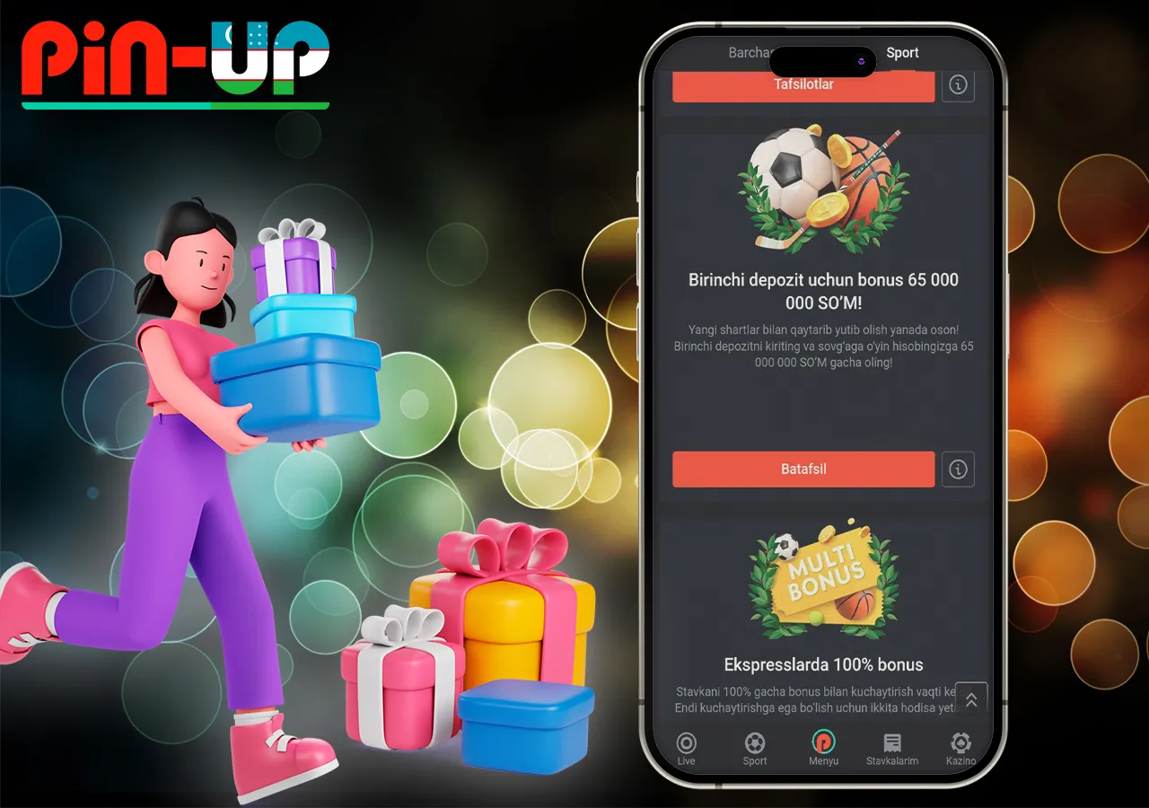 Приятный бонус PinUp для любителей ставок на спорт